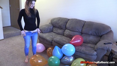 Rebecca Popping Balloons 3
